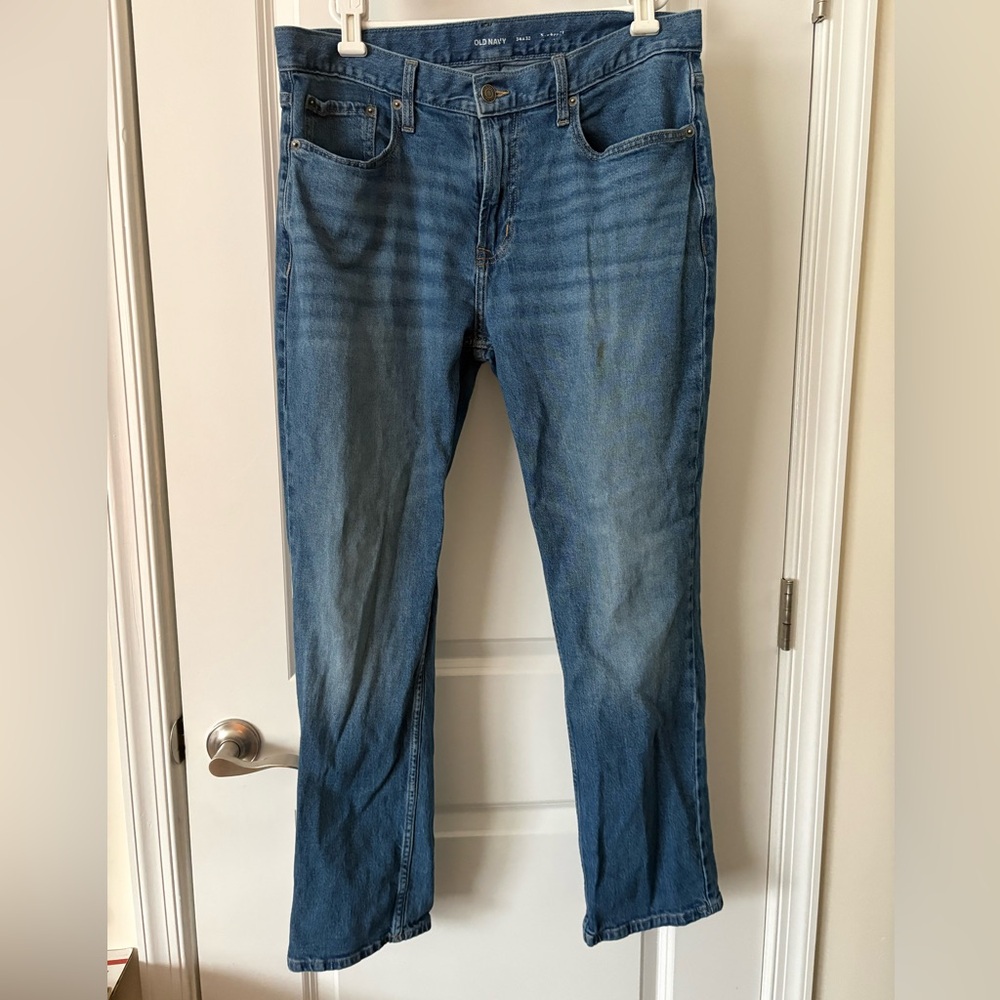 Old Navy Men's Straight Blue Jeans